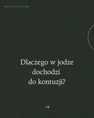 Porozmawiajmy o kontuzjach w jodze.
Joga jest niesamowitym narzędziem do leczenia i budowania siły, ale jak każda praktyka fizyczna, niesie ze sobą ryzyko.

Dobra wiadomość? Większości kontuzji w jodze da się uniknąć. 

Zwykle nie powstają dlatego, że jakaś pozycja jest „zła" powstają przez nieuwagę lub ego, powtarzalne przeciążenia albo brak funkcjonalnego równoważenia ciała.

Przewiń -> żeby zobaczyć, co naprawdę powoduje te naciągnięcia i naderwania.

Do którego z tych punktów się przyznajesz? Napisz w komentarzu! 👇

#kontuzjewjodze #świadomośćciała #mindfullness