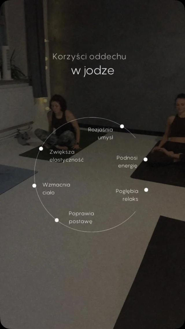 Dlaczego warto pracować z oddechem na macie? 

Oto kilka powodów:
Rozjaśnia umysł, podnosi energię, pogłębia relaks, poprawia postawę, wzmacnia ciało i zwiększa elastyczność.

Świadomy oddech to sekretny składnik dobrej praktyki jogi. 
Poczuj różnicę już na najbliższych zajęciach!

#joga #oddech #pranajama #yogabenefits #elastyczność energia
